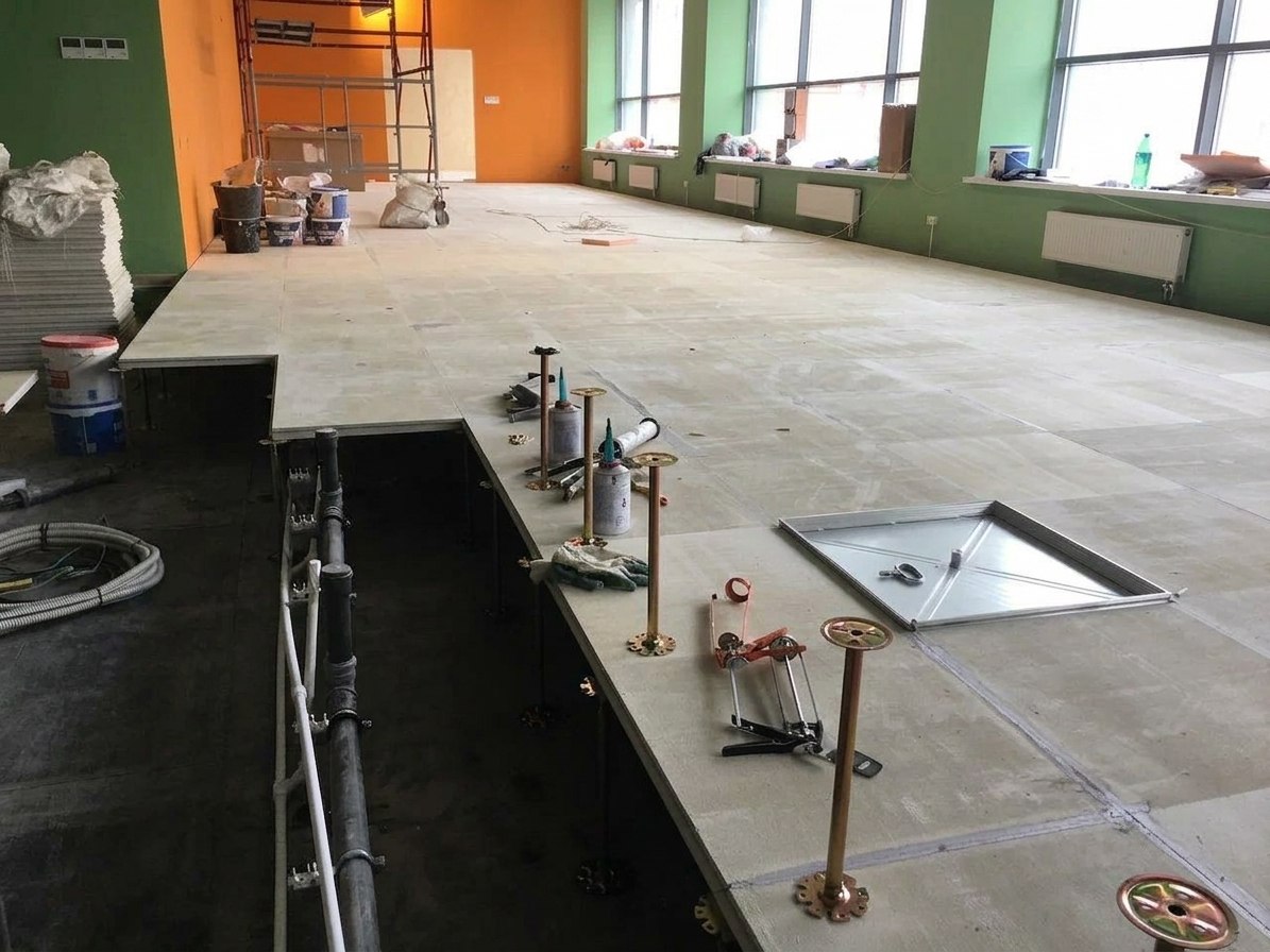 Преимущества неразъёмного фальшпола