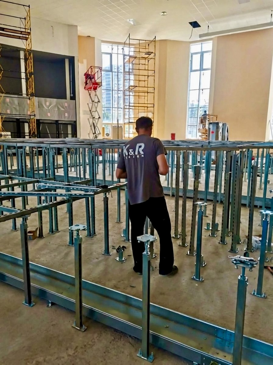 Промышленные фальшполы K&R Design