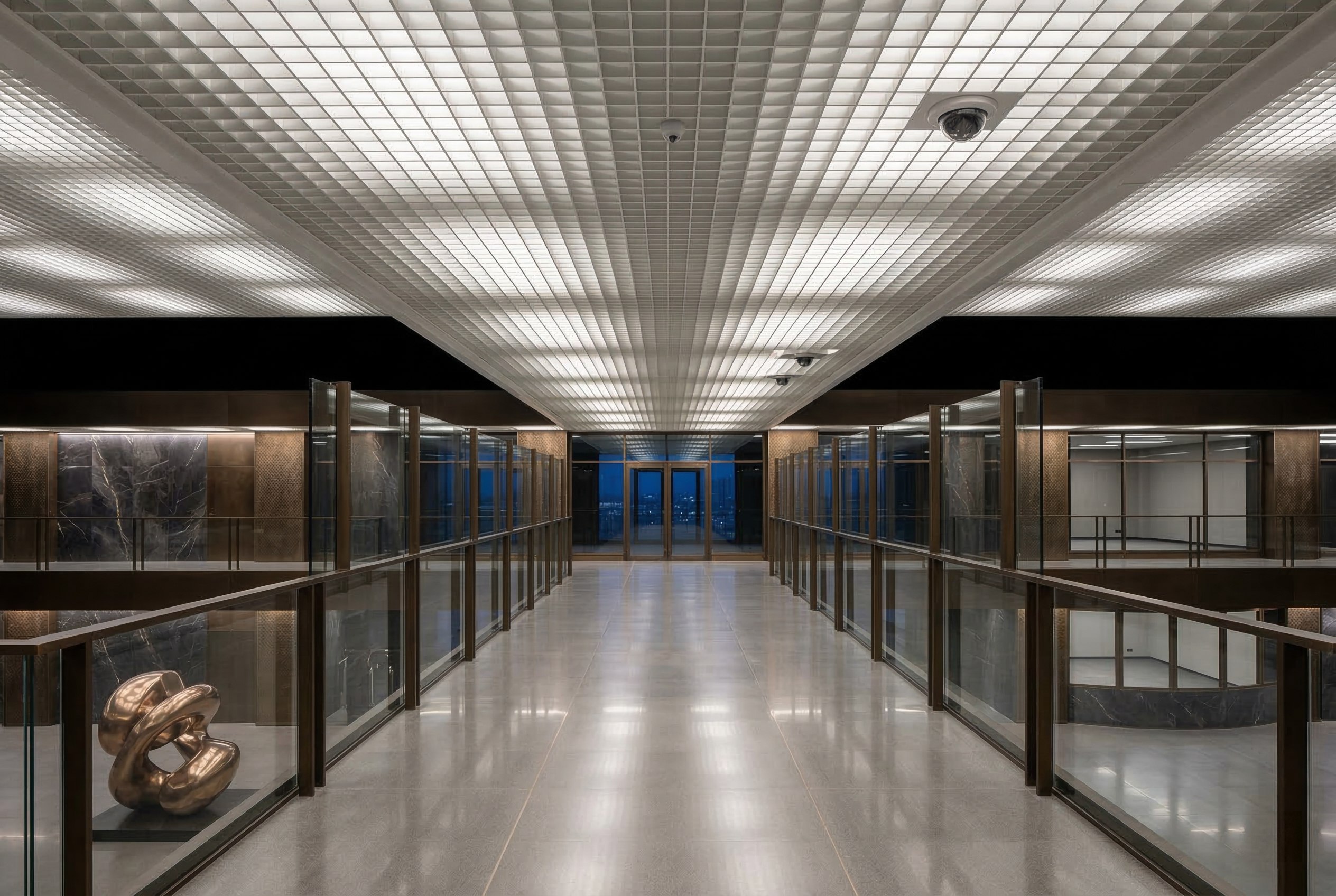 Потолок Грильято: модульная конструкция из алюминиевых профилей для любых помещений