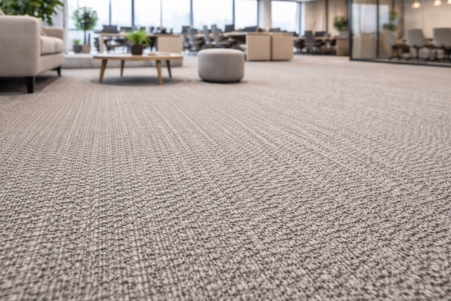 Офис с ковровой плиткой
