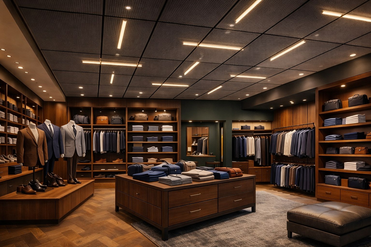 Подвесные потолки K&R Design: функциональность и дизайн для коммерческих пространств