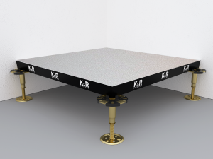 Коммерческий ПВХ - заводское покрытие плит фальшпола