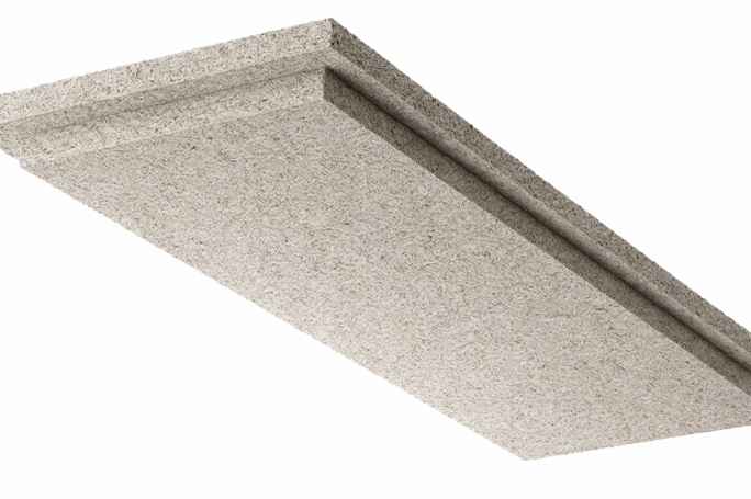 Акустическая панель K&R Design фибролит W450/25/1 1200х600х25 мм кромка Tegular