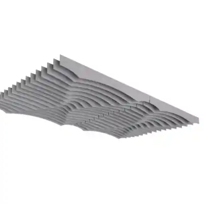 Акустическая панель из войлока K&R Design BFL WAVE 2400х250/350х9 мм