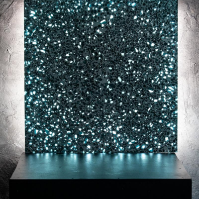 Декоративная панели из вспененного (пористого) алюминия 1000 х 1000 х 10 мм