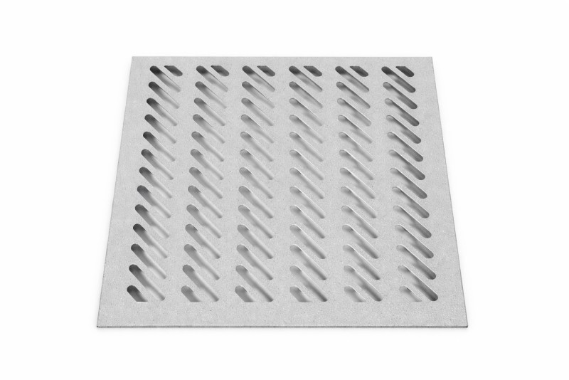 Плита фальшпола вентиляционная из металла K&R Design Metal 38P/PVC ASPECT 2-38/R