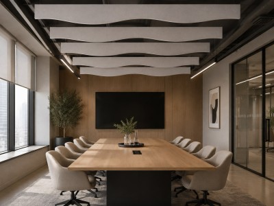 Акустическая панель баффл K&R Design BFL Волна 1200х200/300х40 мм Ral 9003