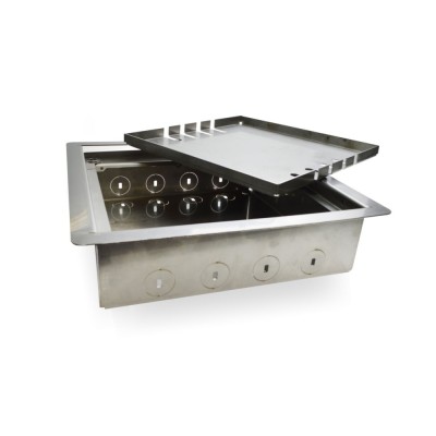 Напольный люк KR-SQ-10 Нерж (305х270х90)