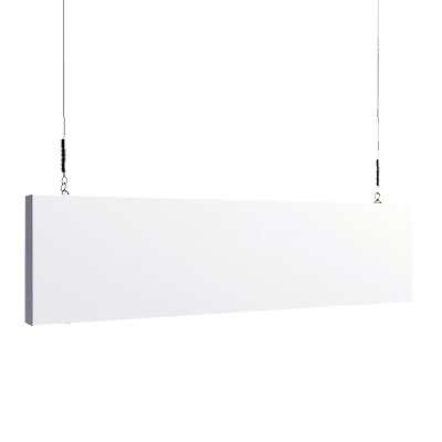 Акустическая панель баффл K&R Design BFL  Прямоугольник 2400х200х40 мм Ral 9003