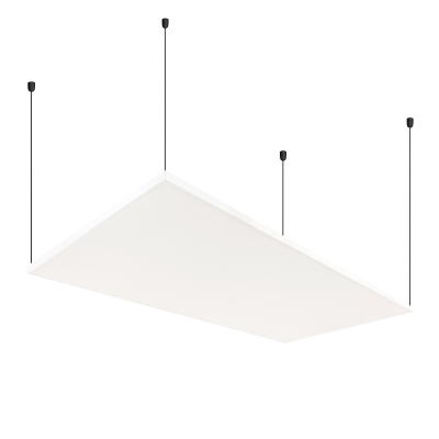 Акустическая панель остров K&R Design OST Прямоугольник 1200х600х40 мм Ral 9003